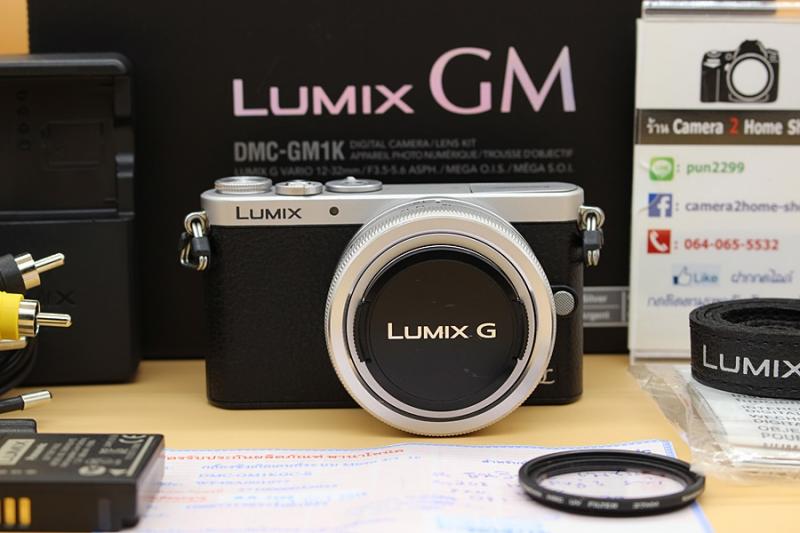 ขาย Panasonic Lumix DMC-GM1 + Lens kit 12-32mm (สีดำ) สภาพสวยใหม่ เมนูไทย มีWiFiในตัว จอติดฟิล์มแล้ว จอทัชสกรีน อุปกรณ์ครบกล่อง  อุปกรณ์และรายละเอียดของสิน